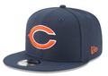 Chicago Bears New Era Navy Basic 9FIFTY Adjustable Snapback Hat product image 1, provided for visual reference and product