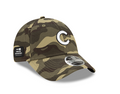 Chicago Cubs 2021 Armed Forces Day Camo New Era 9FORTY Stretch-Snap Hat product image 1, provided for visual reference and