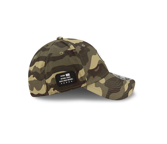 Chicago Cubs 2021 Armed Forces Day Camo New Era 9FORTY Stretch-Snap Hat product image 5, provided for visual reference and