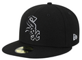 New Era Chicago White Sox B-Dub 59Fifty Black Fitted Hat for Men product image 1, provided for visual reference and product
