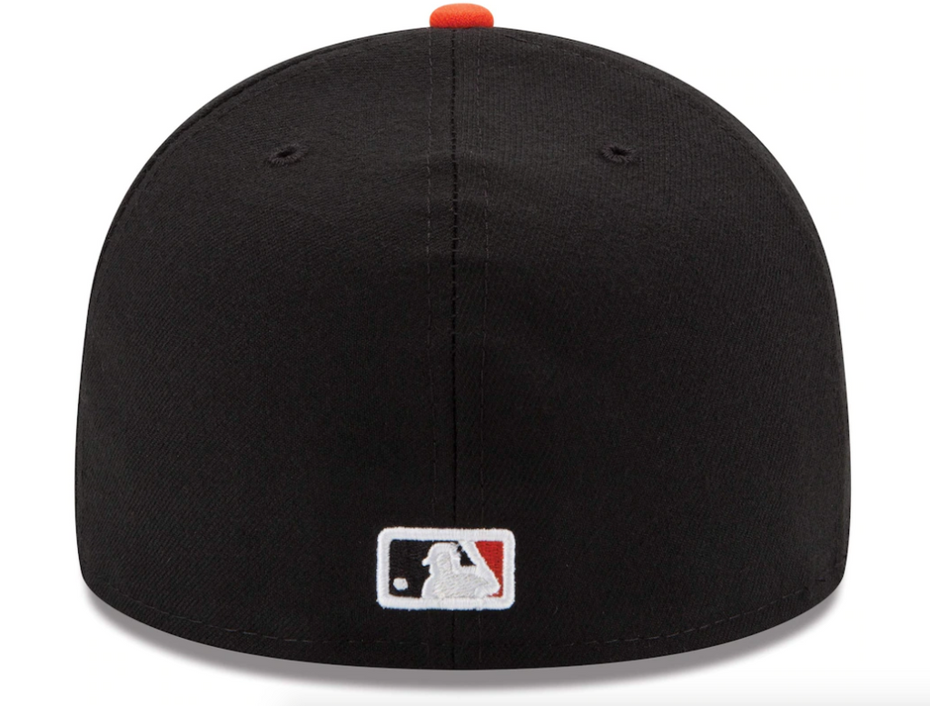 Baltimore Orioles New Era White/Orange Home Authentic Collection On-Field 59FIFTY Fitted Hat for Men product image 4,