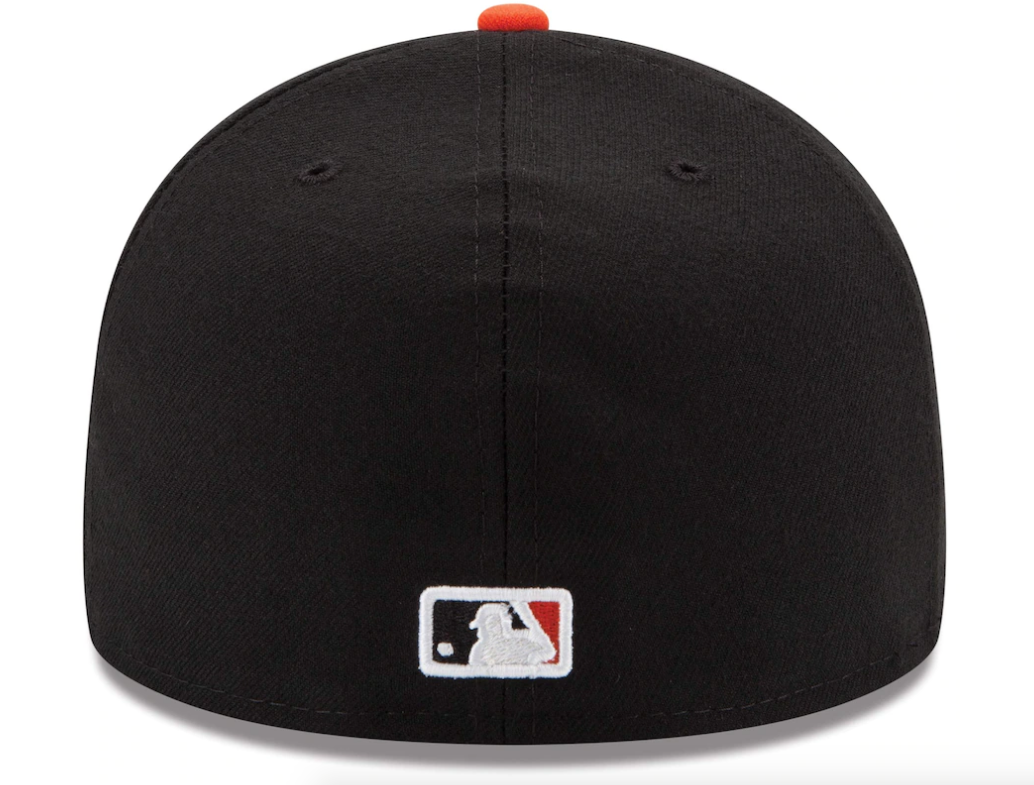 Baltimore Orioles New Era White/Orange Home Authentic Collection On-Field 59FIFTY Fitted Hat for Men product image 4,