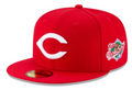 Cincinnati Reds New Era Red Side Patch 1990 World Series 59FIFTY Fitted Hat for Men product image 1, provided for visual