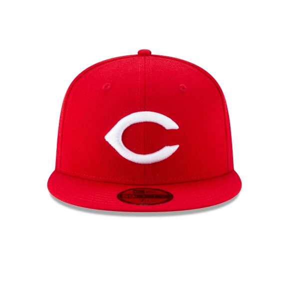 Cincinnati Reds New Era Red Side Patch 1990 World Series 59FIFTY Fitted Hat for Men product image 2, provided for visual