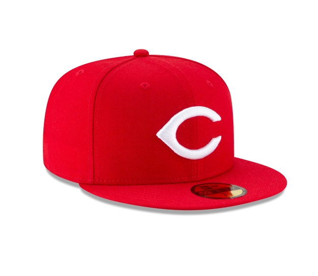 Cincinnati Reds New Era Red Side Patch 1990 World Series 59FIFTY Fitted Hat for Men product image 3, provided for visual