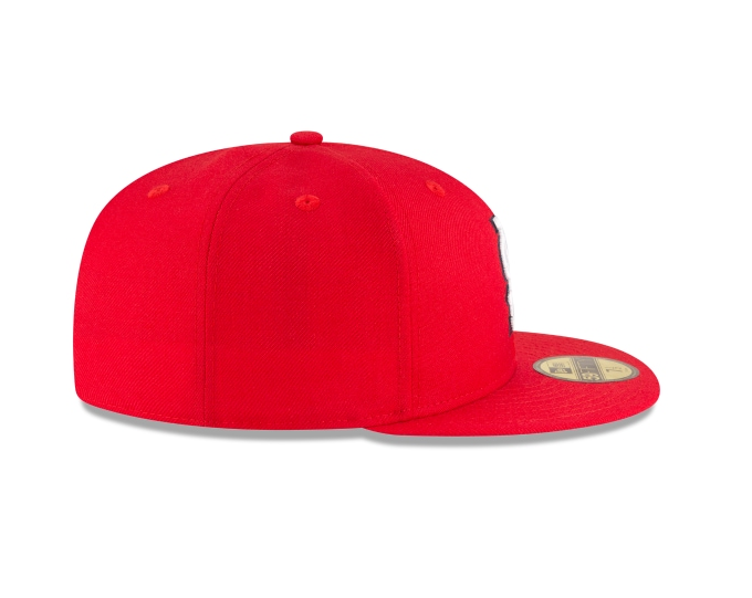 St. Louis Cardinals New Era 2006 World Series Wool 59FIFTY Fitted Hat - Red product image 6, provided for visual reference