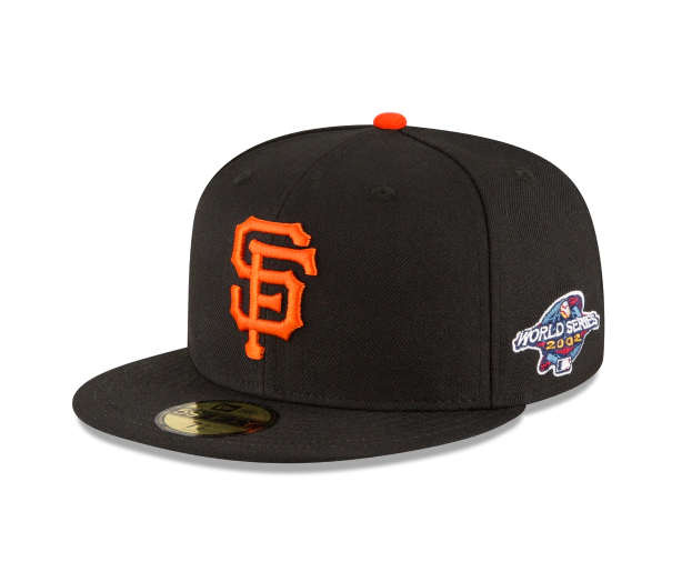 San Francisco Giants New Era 2002 World Series Wool 59FIFTY Fitted Hat - Black product image 7, provided for visual
