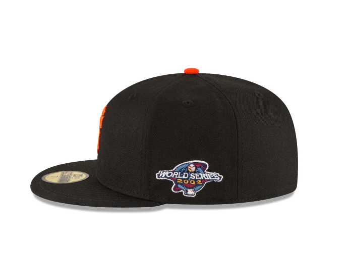 San Francisco Giants New Era 2002 World Series Wool 59FIFTY Fitted Hat - Black product image 5, provided for visual