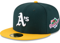 Oakland Athletics New Era 1989 World Series Wool 59FIFTY Fitted Hat - Green product image 1, provided for visual reference