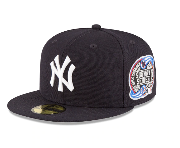 New York Yankees New Era 2000 World Series (Subway Series) Wool 59FIFTY Fitted Hat - Navy product image 1, provided for