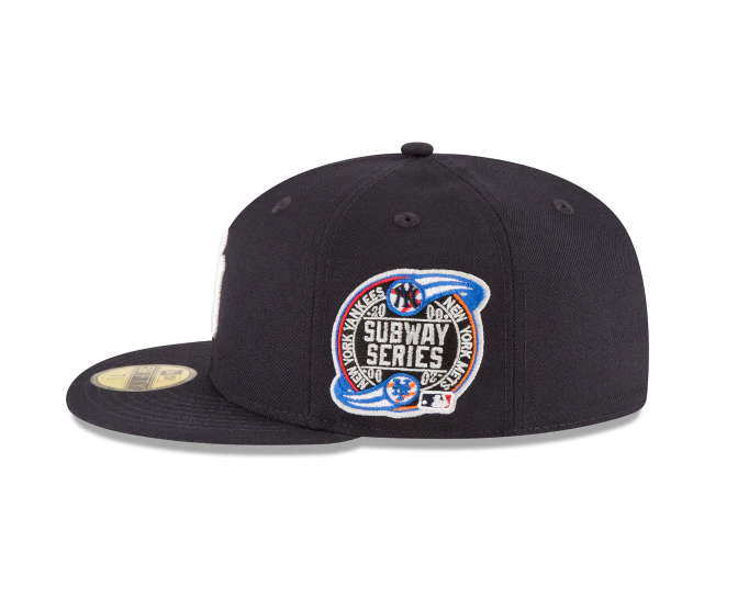 New York Yankees New Era 2000 World Series (Subway Series) Wool 59FIFTY Fitted Hat - Navy product image 4, provided for