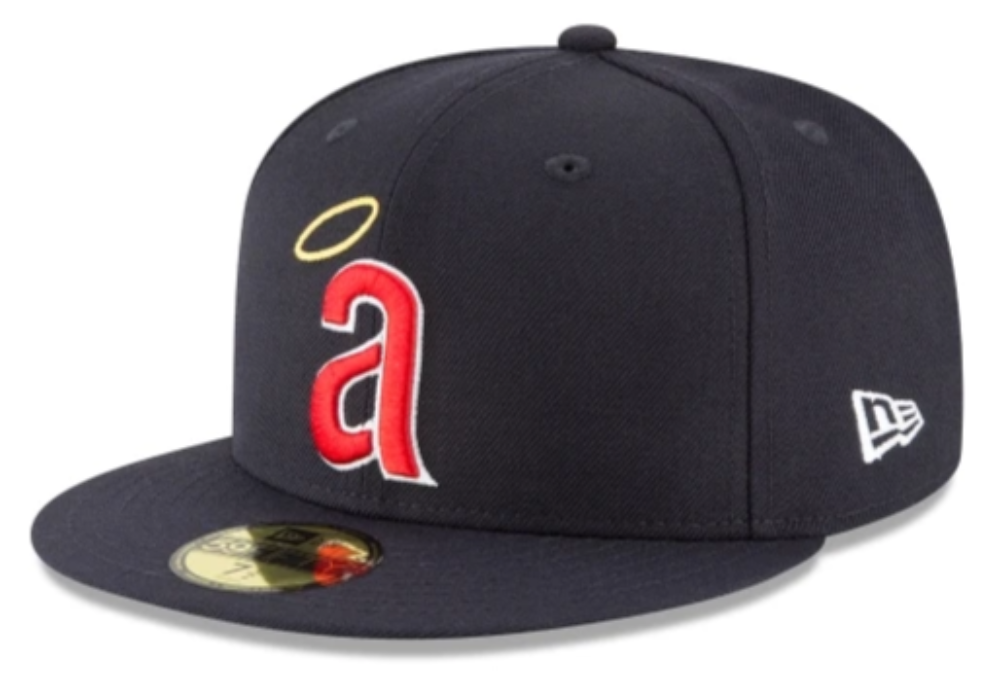 California Angels New Era Navy 1971 Cooperstown Collection Wool 59FIFTY Fitted Hat for Men product image 1, provided for