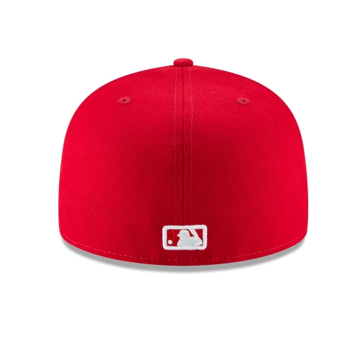 Boston Red Sox New Era Red 59FIFTY Hat for Men product image 6, provided for visual reference and product detail review