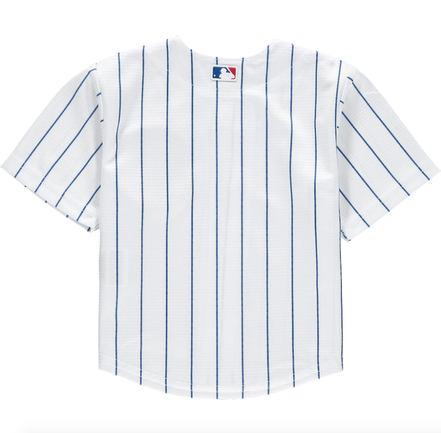 Infant Chicago Cubs Nike Home White Replica Team Jersey product image 3, provided for visual reference and product detail