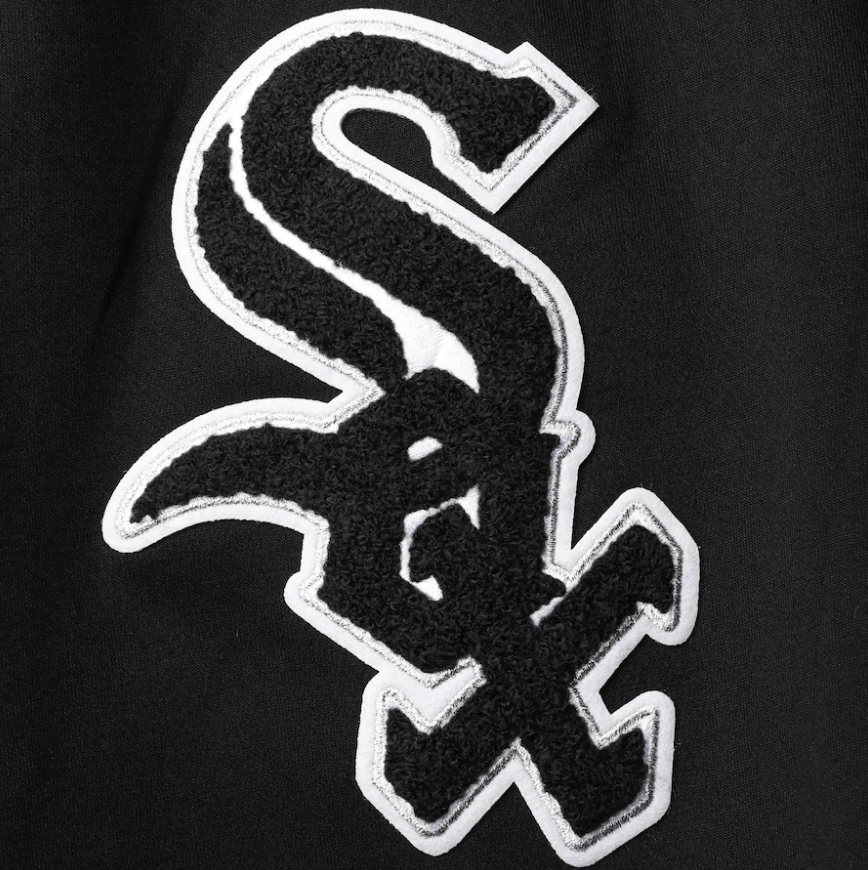 Chicago White Sox Pro Standard Black Team Shorts for Men product image 4, provided for visual reference and product detail