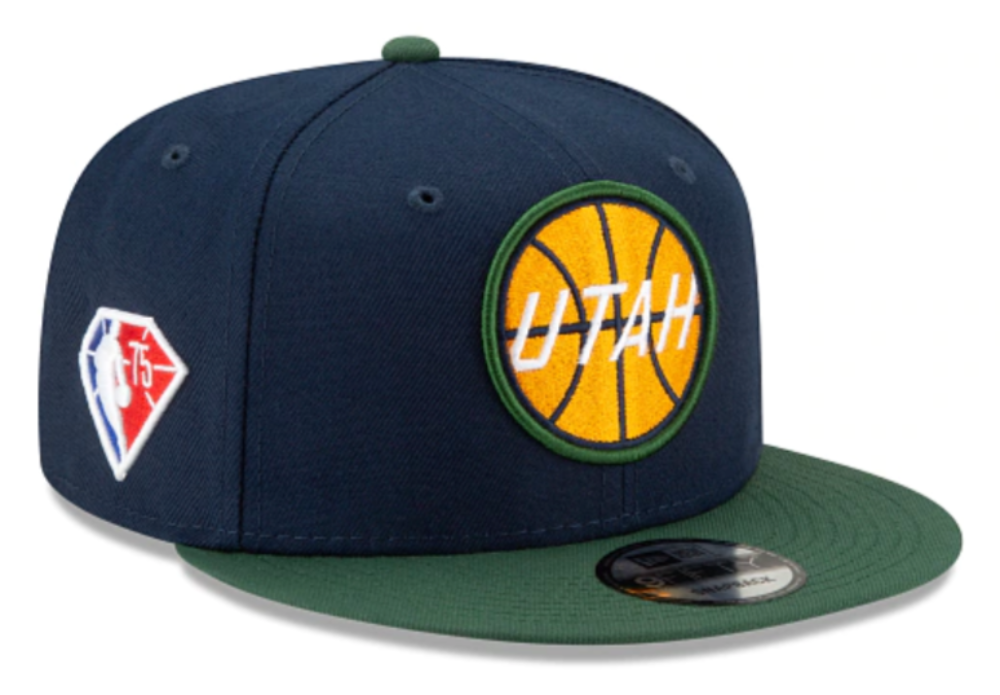 Utah Jazz New Era On Stage 2021 NBA Draft Snapback Hat product image 1, provided for visual reference and product detail