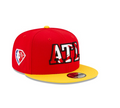 Atlanta Hawks New Era On Stage 2021 NBA Draft Snapback Hat product image 1, provided for visual reference and product detail