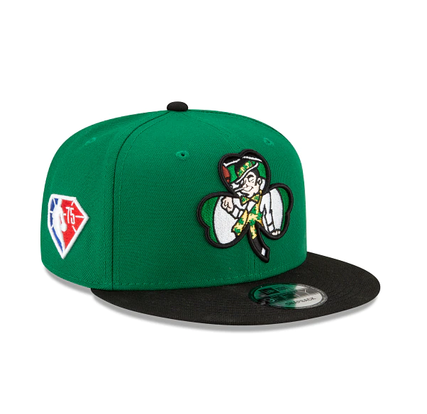Boston Celtics New Era On Stage 2021 NBA Draft Snapback Hat product image 1, provided for visual reference and product