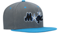 Mitchell & Ness Silver/Blue Orlando Magic Hardwood Classics Reload 2.0 Snapback Adjustable Hat for Men product image 1,