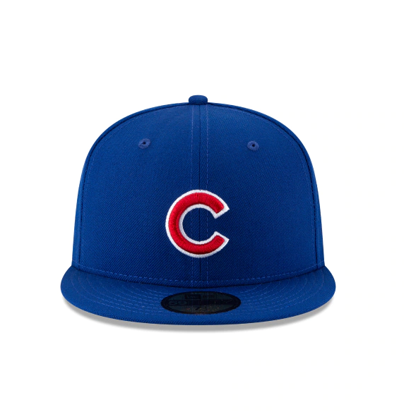 Chicago Cubs New Era 2016 World Series Wool 59FIFTY Fitted Hat - Blue product image 2, provided for visual reference and