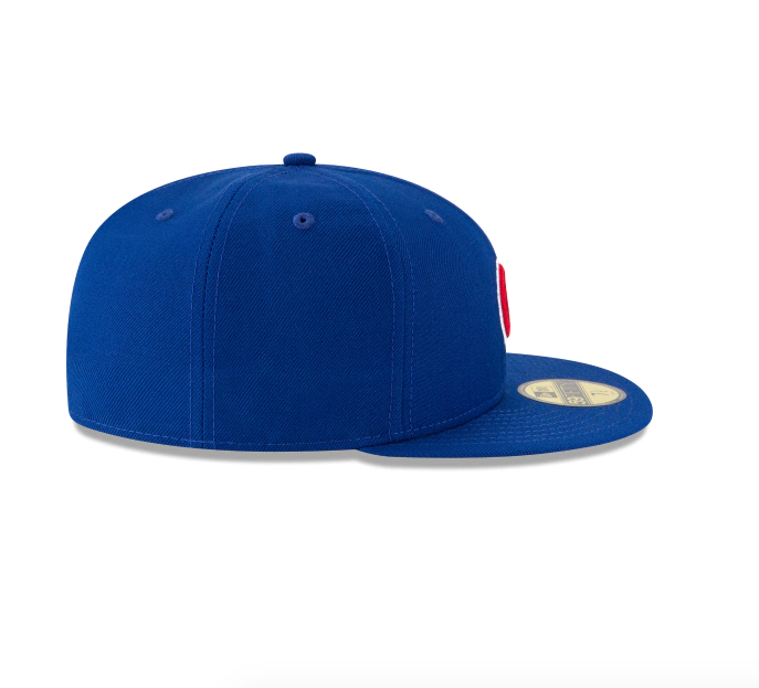 Chicago Cubs New Era 2016 World Series Wool 59FIFTY Fitted Hat - Blue product image 6, provided for visual reference and