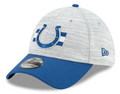 Indianapolis Colts 2021 Training Camp On Field Gray/Royal New Era 39THIRTY Flex Fit Hat product image 1, provided for visual