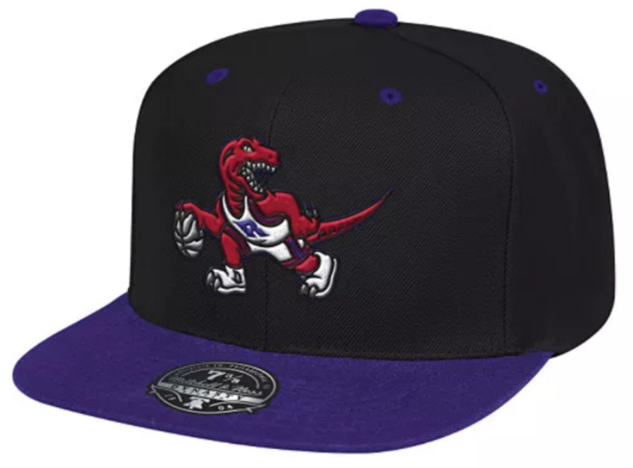 Mitchell & Ness Purple/Black Toronto Raptors Hardwood Classics Reload 2.0 Fitted Hat for Men product image 1, provided for