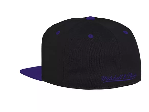 Mitchell & Ness Purple/Black Toronto Raptors Hardwood Classics Reload 2.0 Fitted Hat for Men product image 2, provided for