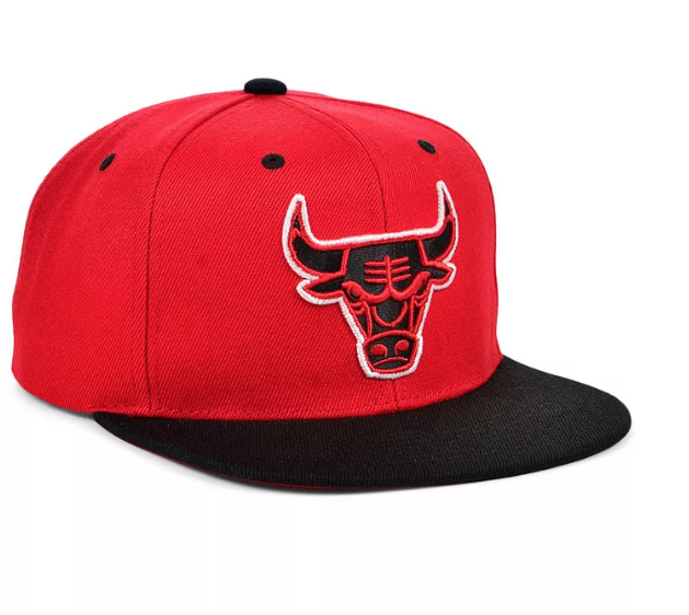Chicago Bulls Mitchell & Ness Black/Red Hardwood Classics Reload 2.0 Snapback Hat for Men product image 2, provided for