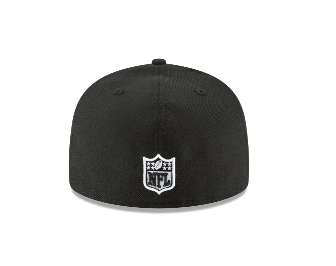 Dallas Cowboys NFL New Era Black and White 59FIFTY Fitted Hat product image 4, provided for visual reference and product