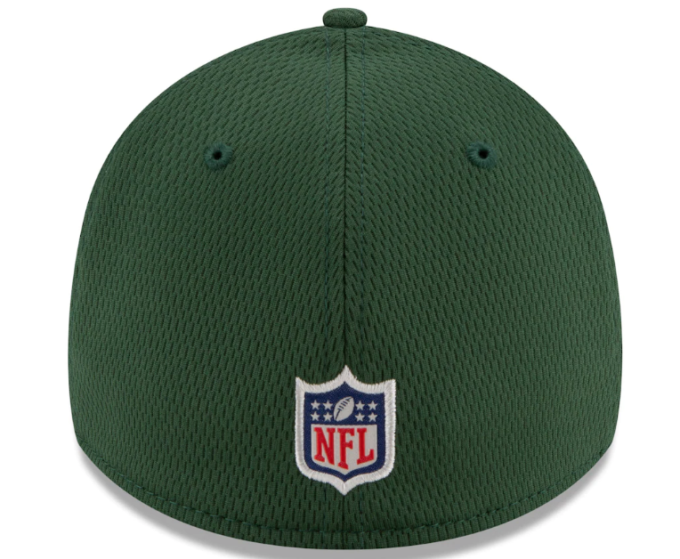 Green Bay Packers New Era Green/Black 2021 NFL Sideline Road 39THIRTY Flex Hat for Men product image 4, provided for visual
