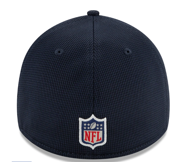Houston Texans New Era Navy 2021 NFL Sideline Home 39THIRTY Flex Hat for Men product image 4, provided for visual reference