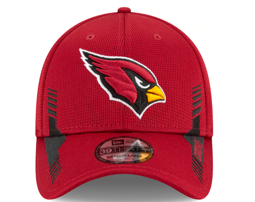 Arizona Cardinals New Era Cardinal 2021 NFL Sideline Home 39THIRTY Flex Hat for Men product image 2, provided for visual