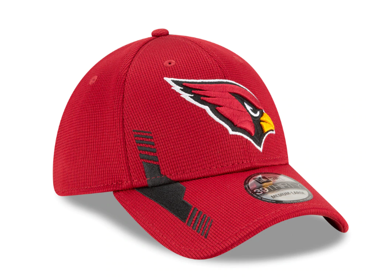 Arizona Cardinals New Era Cardinal 2021 NFL Sideline Home 39THIRTY Flex Hat for Men product image 3, provided for visual