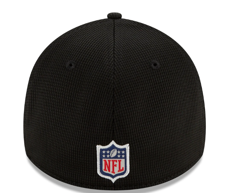 New Orleans Saints New Era Black 2021 NFL Sideline Home 39THIRTY Flex Hat for Men product image 4, provided for visual