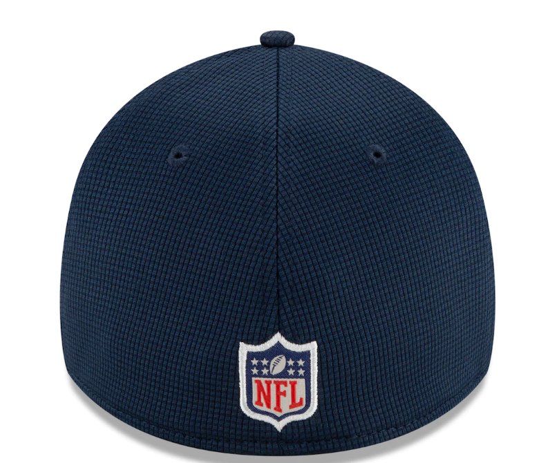 New England Patriots New Era Navy 2021 NFL Sideline Home 39THIRTY Flex Hat for Men product image 4, provided for visual