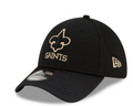 New Orleans Saints New Era Black 2021 NFL Sideline Road 39THIRTY Flex Hat for Men product image 1, provided for visual