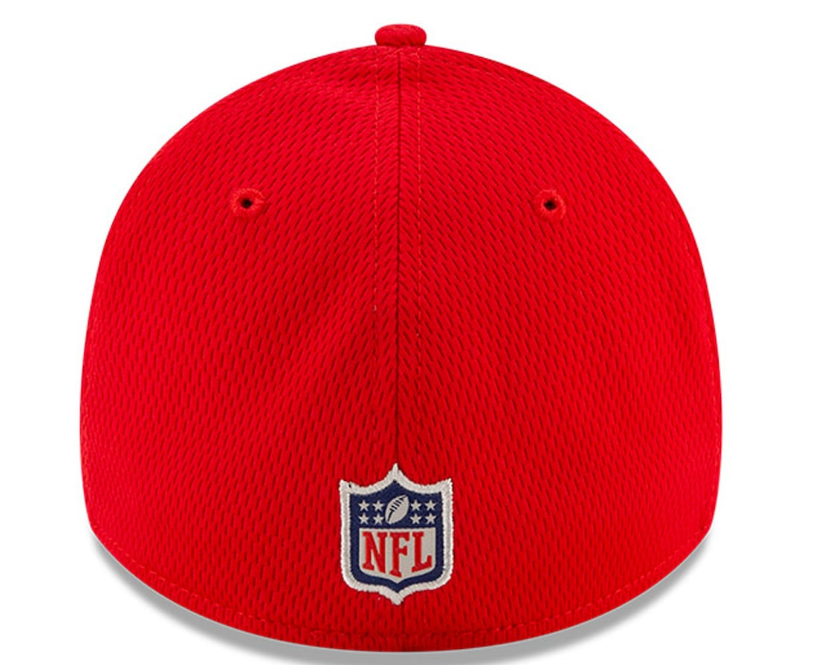 Kansas City Chiefs New Era Red/Black 2021 NFL Sideline Road 39THIRTY Flex Hat for Men product image 4, provided for visual