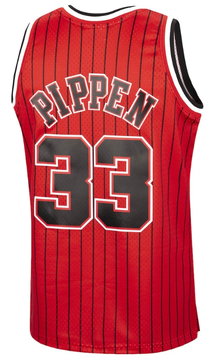 Chicago Bulls Scottie Pippen Mitchell & Ness Hardwood Classics Reload 2.0 Swingman Jersey - Red for Men product image 3,