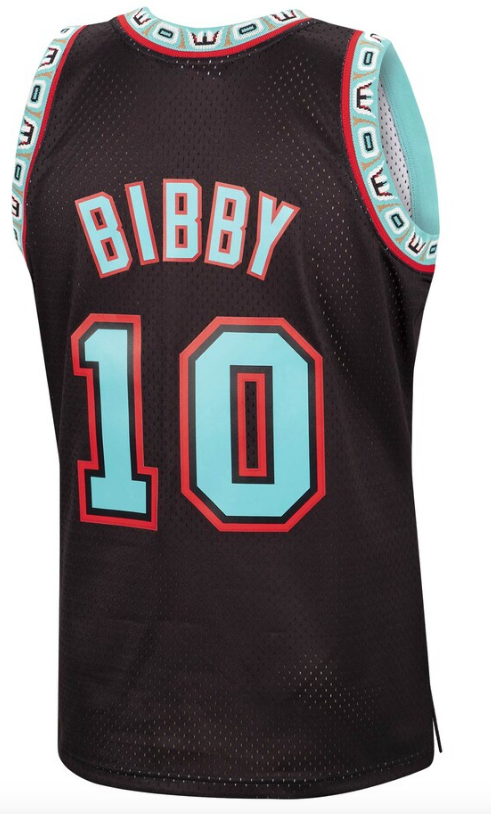 Mike Bibby Vancouver Grizzlies Mitchell & Ness 1998-99 Hardwood Classics Reload Swingman Jersey - Black for Men product