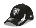Chicago Bears New Era Black 2021 NFL Sideline Home 39THIRTY Flex Hat for Men product image 1, provided for visual reference
