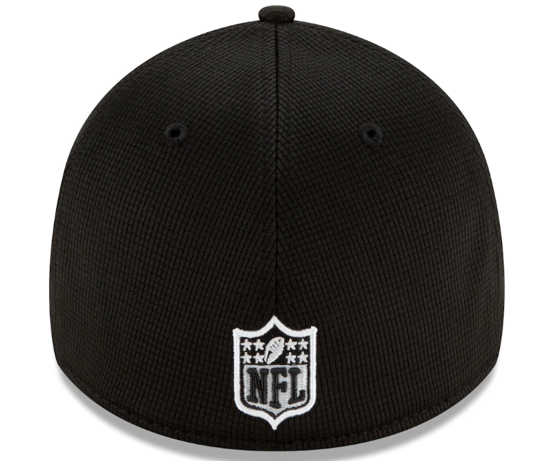 Chicago Bears New Era Black 2021 NFL Sideline Home 39THIRTY Flex Hat for Men product image 4, provided for visual reference