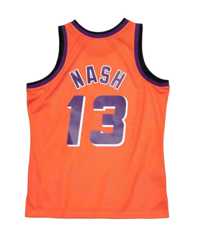Steve Nash Phoenix Suns Mitchell & Ness 1996-97 Hardwood Classics Reload 2.0 Swingman Jersey - Orange for Men product image