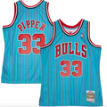 Mitchell & Ness Scottie Pippen Blue Chicago Bulls 1995-96 Hardwood Classics Reload 2.0 Swingman Jersey for Men product image