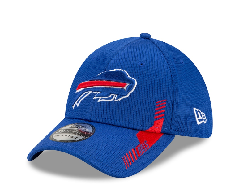 Buffalo Bills New Era Royal 2021 NFL Sideline Home 39THIRTY Flex Hat for Men product image 1, provided for visual reference