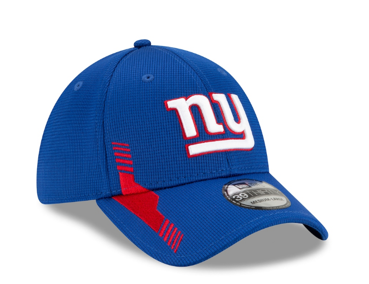 New York Giants New Era Royal 2021 NFL Sideline Home 39THIRTY Flex Hat for Men product image 3, provided for visual