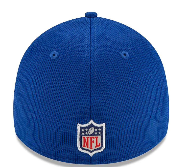 New York Giants New Era Royal 2021 NFL Sideline Home 39THIRTY Flex Hat for Men product image 4, provided for visual