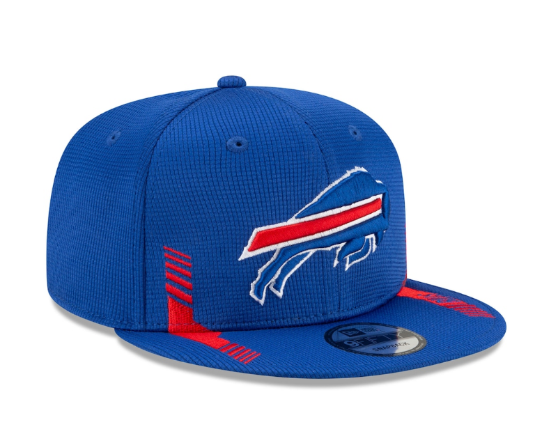 Buffalo Bills New Era Royal 2021 NFL Sideline Home 9FIFTY Snapback Adjustable Hat for Men product image 3, provided for