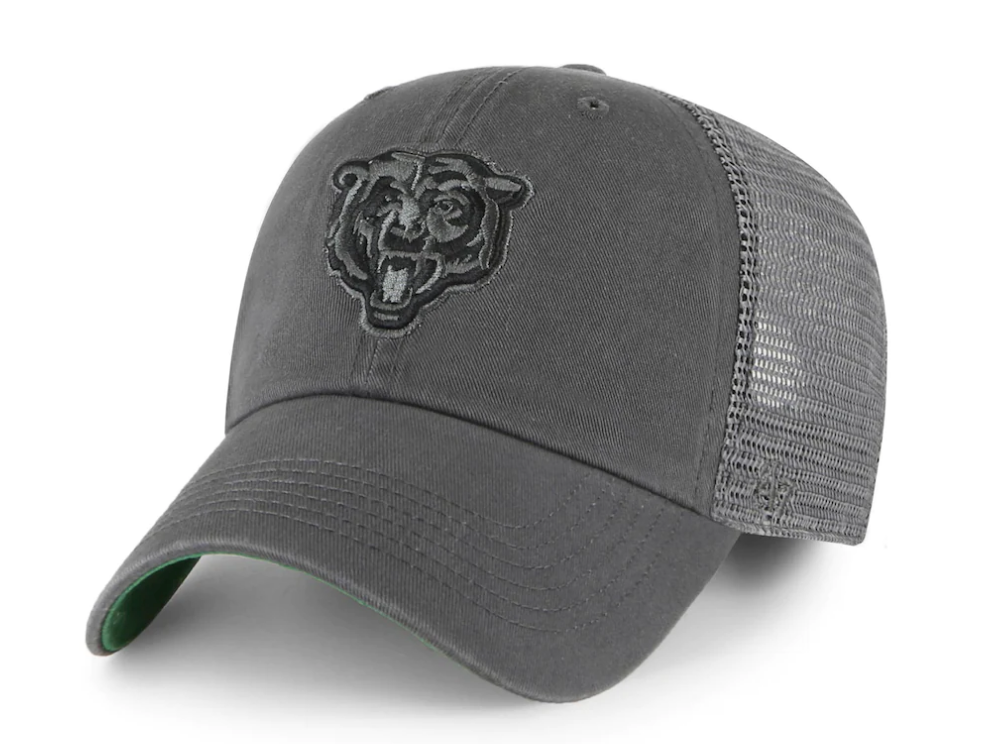 Chicago Bears '47 Trawler Clean Up Trucker Snapback Hat – Charcoal product image 1, provided for visual reference and