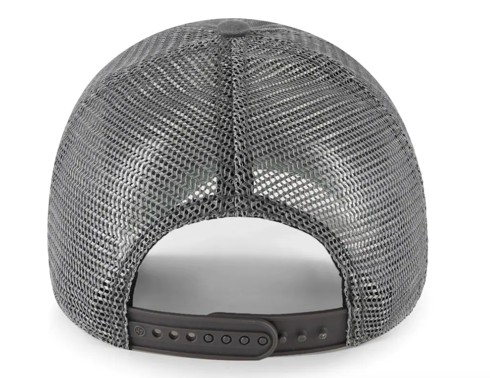 Chicago Bears '47 Trawler Clean Up Trucker Snapback Hat – Charcoal product image 2, provided for visual reference and
